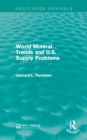 Image for World mineral trends and U.S. supply problems