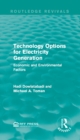 Image for Technology options for electricity generation: economic and environmental factors