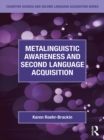 Image for Metalinguistic awareness and second language acquisition