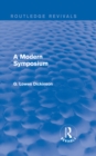 Image for A modern symposium