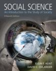 Image for Social science: an introduction to the study of society