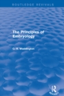 Image for The principles of embryology