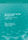 Image for Environmental quality management: an application to the Lower Delaware Valley