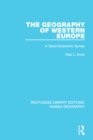 Image for The geography of Western Europe: a socio-economic study : 13