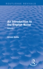 Image for An introduction to the English novel.