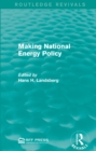 Image for Making national energy policy