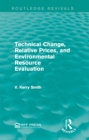 Image for Technical change, relative prices, and environmental resource evaluation
