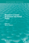 Image for Research in Forest Economics and Forest Policy