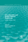 Image for U.S. interests and global natural resources: energy, minerals, food