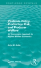 Image for Pesticide policy, production risk, and producer welfare: an econometric approach to applied welfare economics