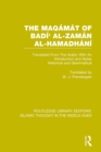 Image for The Maqamat of Badi al-Zaman al-Hamadhani: translated from the Arabic with an introduction and notes historical and grammatical.