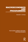Image for Macroeconomics and programming