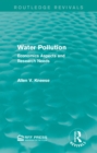 Image for Water pollution: economic aspects and research needs