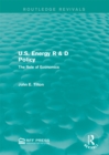 Image for U.S. energy R &amp; D policy: the role of economics