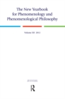 Image for The new yearbook for phenomenology and phenomenological philosophy. : Volume 12