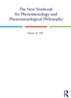 Image for The new yearbook for phenomenology and phenomenological philosophy. : Volume 7