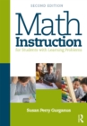Image for Math Instruction for Students with Learning Problems