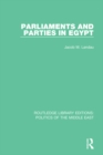 Image for Parliaments and parties in Egypt