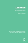 Image for Lebanon: the fragmented nation