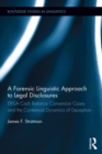 Image for A forensic linguistic approach to legal disclosures: ERISA cash balance conversion cases and the contextual dynamics of deception : 15