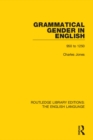 Image for Grammatical gender in English: 950 to 1250 : 14