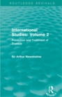 Image for International studies: prevention and treatment of disease. : Volume 2