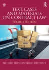 Image for Text, cases and materials on contract law
