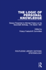 Image for The logic of personal knowledge: essays presented to Michael Polanyi on his seventieth birthday, 11th March, 1961 : volume 10