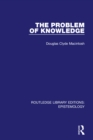 Image for The problem of knowledge