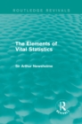 Image for The elements of vital statistics