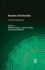 Image for Russian civil society: a critical assessment