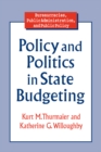 Image for Policy and politics in state budgeting