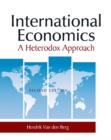 Image for International economics: a heterodox approach