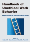 Image for Handbook of unethical work behavior: implications for individual well-being