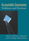 Image for Accountable government: problems and promises