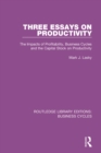 Image for Three essays on productivity: the impacts of profitability, business cycles and the capital stock on productivity