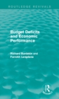 Image for Budget deficits and economic performance