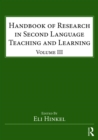 Image for Handbook of research in second language teaching and learning.
