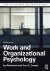 Image for Work and organizational psychology