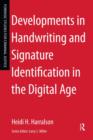 Image for Developments in handwriting and signature identification in the digital age