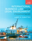 Image for International business law and the legal environment: a transactional approach