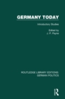 Image for Germany today: introductory studies
