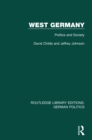 Image for West Germany: politics and society