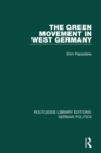 Image for The green movement in West Germany
