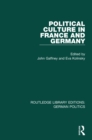 Image for Political culture in France and Germany: a contemporary perspective