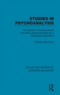 Image for Studies in psychoanalysis: an account of twenty-seven concrete cases preceded by a theoretical exposition