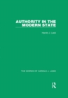 Image for Authority in the modern state