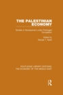 Image for The Palestinian economy: studies in development under prolonged occupation : volume 24