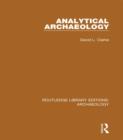 Image for Analytical archaeology