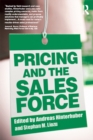 Image for Pricing and the sales force